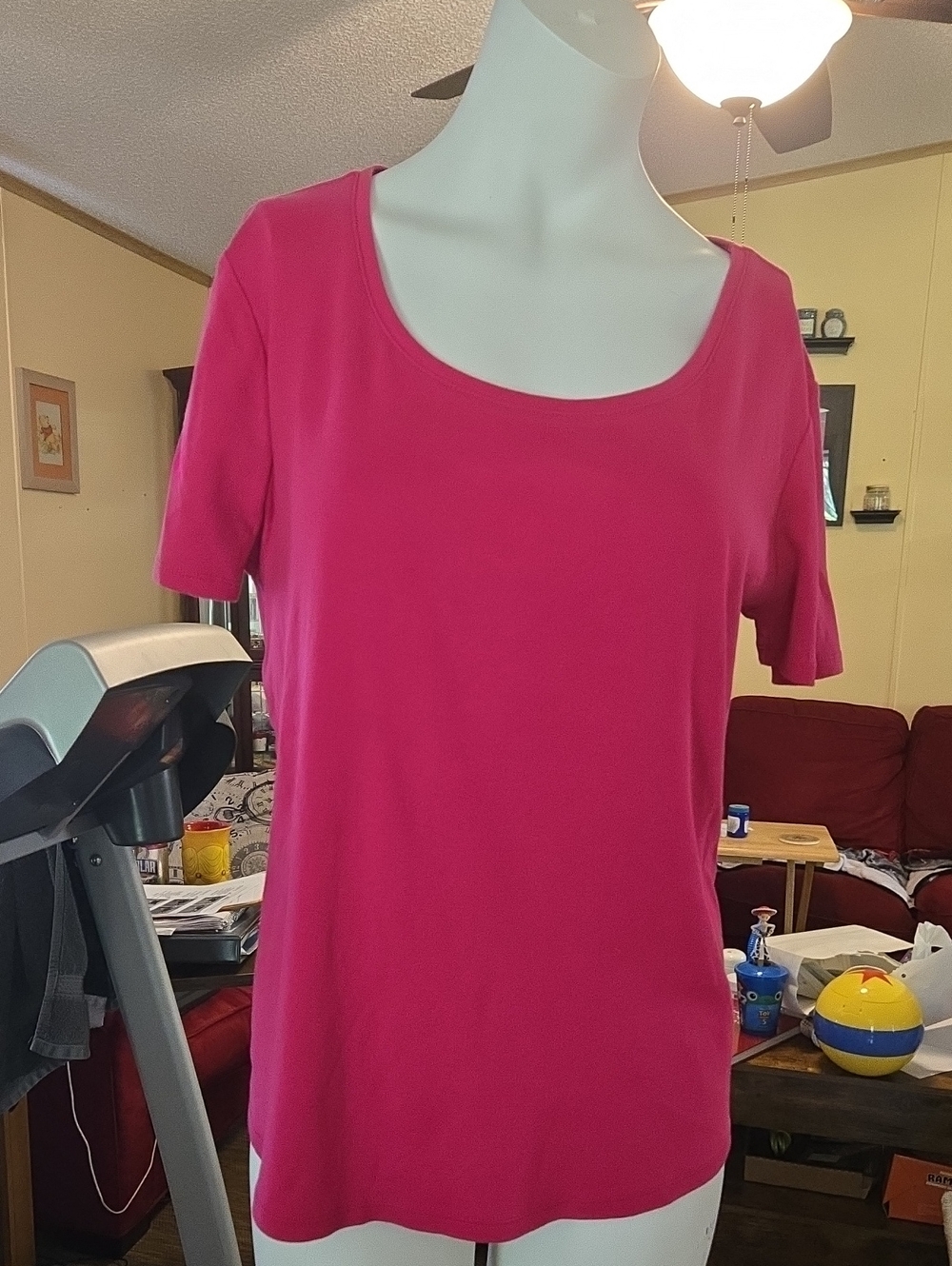 Dark Pink Chicos T Shirt